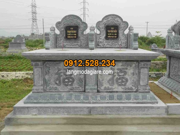 Mẫu mộ đá cao cấp tại Ninh Vân- Ninh Bình