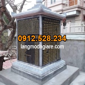 Bia mộ bằng đá đẹp tại Ninh Bình