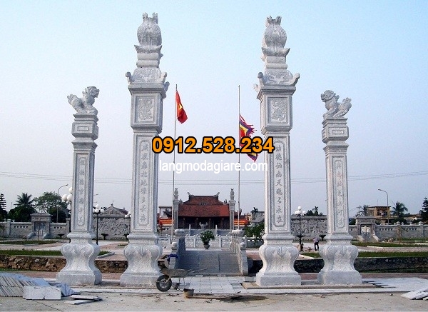 Cổng tứ trụ đẹp tại Ninh Vân
