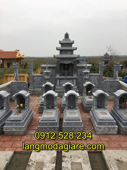 Mẫu lăng mộ đá đẹp cho gia đình, Xây mẫu lăng mộ đá gia đình đẹp đơn giản nhất Việt Nam