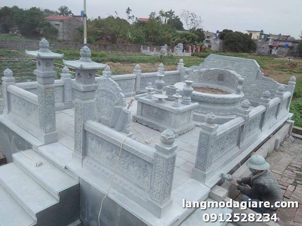 Chi tiết khu lăng mộ đá xanh đẹp tại Ninh Bình