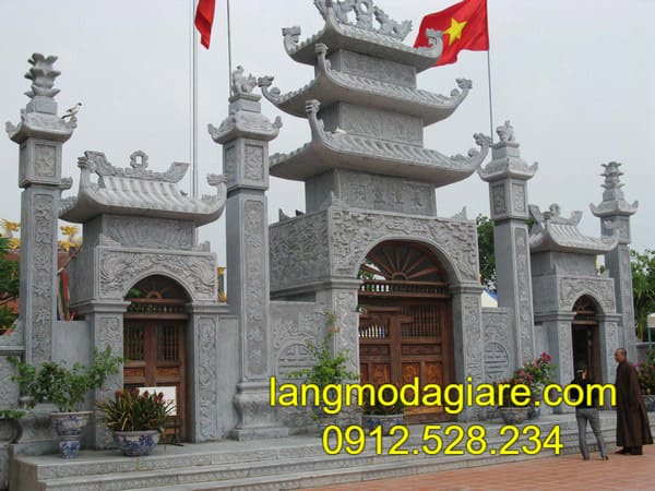 Địa chỉ lắp đặt xây dựng cổng đá đẹp tại Ninh Bình
