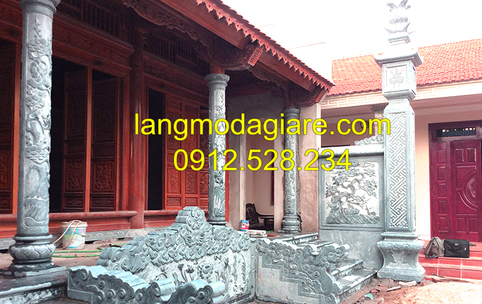 Địa chỉ bán cột đá hiên từ đường uy tín tại Ninh Vân