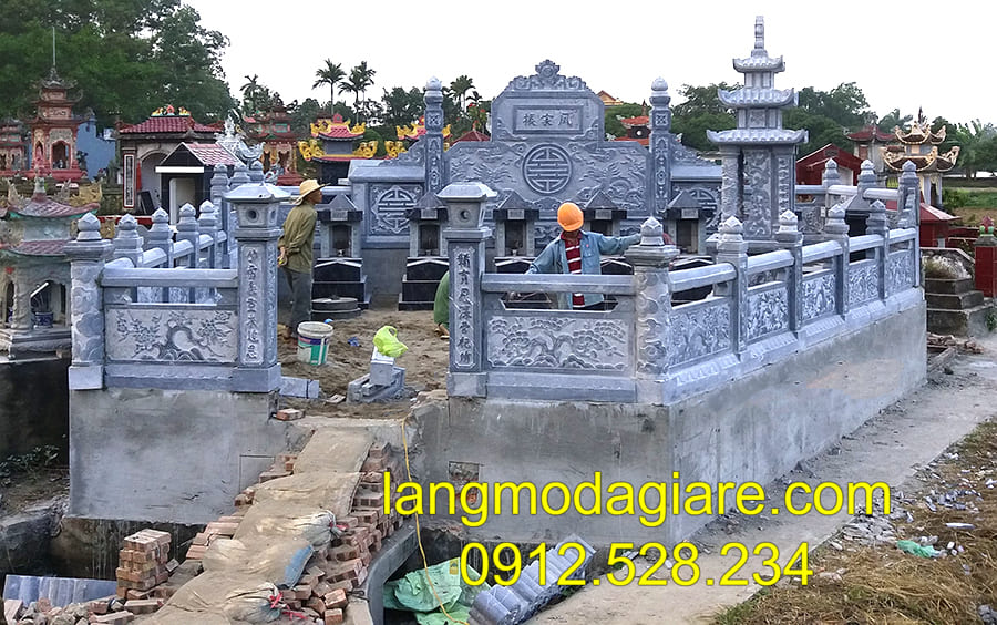 Địa chỉ bán lăng mộ đá khối uy tín tại Ninh Vân - Ninh Bình