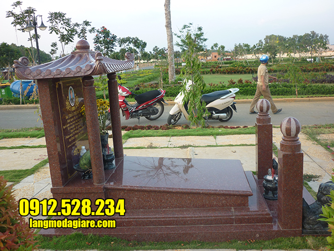 lăng mộ đá granite Ninh Vân