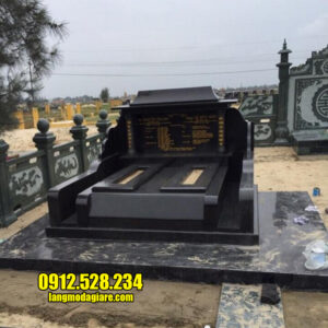 Lăng mộ đá granite đẹp Ninh Vân Ninh Bình