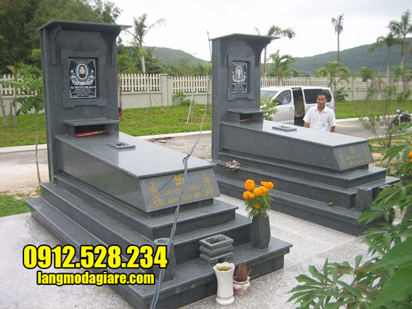 5 Mẫu mộ đá granite nguyên khối đẹp nhất sản xuất tại Ninh Bình