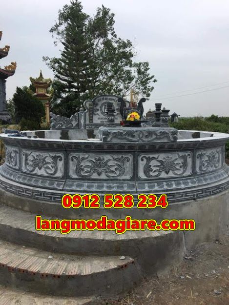 Top 5 mẫu mộ tròn đá đẹp nhất tại Ninh Vân- Ninh Bình - 2