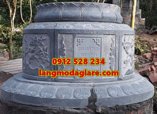 Top 5 mẫu mộ tròn đá đẹp nhất tại Ninh Vân- Ninh Bình - 3