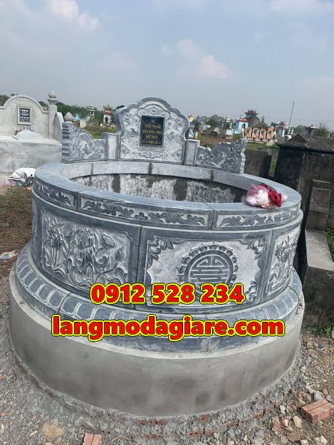 Top 5 mẫu mộ tròn đá đẹp nhất tại Ninh Vân- Ninh Bình