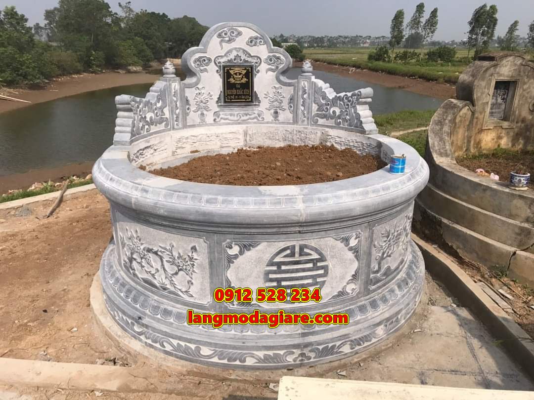 Top 5 mẫu mộ tròn đá đẹp nhất tại Ninh Vân- Ninh Bình - 4