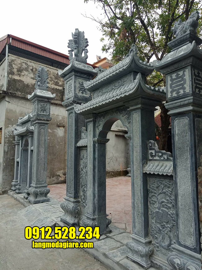 mẫu cổng nhà thờ họ bằng đá