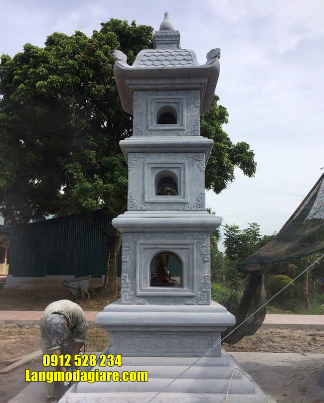 mẫu mộ đá hình tháp tại Lâm Đồng đẹp nhất