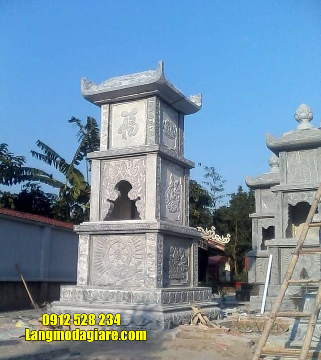 mẫu mộ tháp đá tại Lâm Đồng đẹp