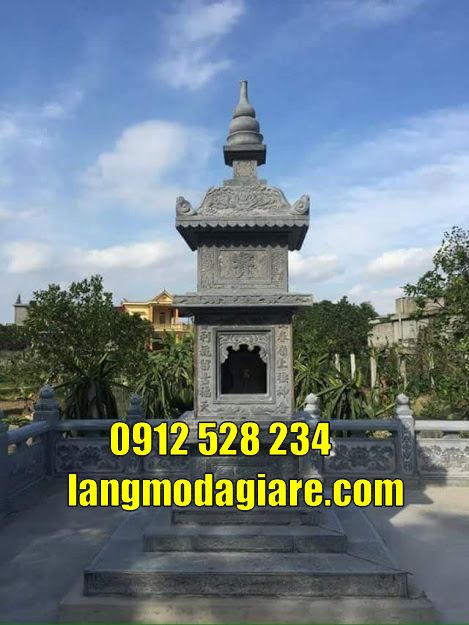 Mẫu tháp mộ bằng đá để hài cốt bán tạiBình Thuận tôn sư tháp
