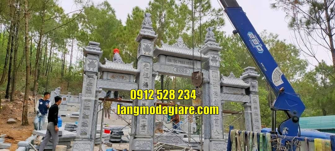 Kiến trúc cổng chùa đẹp bằng đá bán tại Cà Mau Cổng chùa 