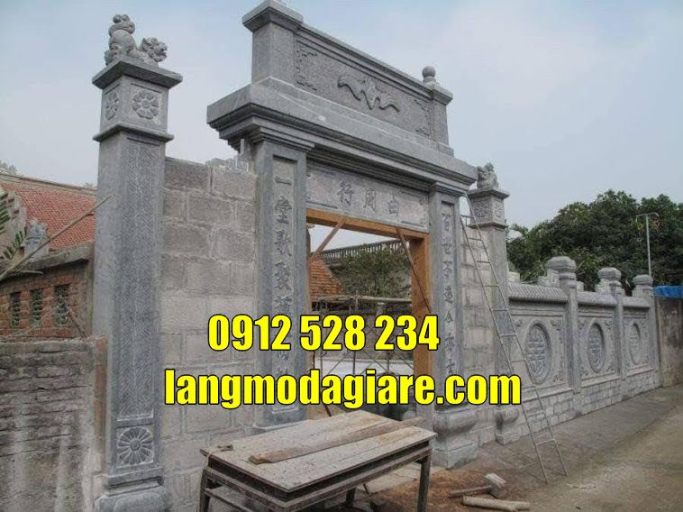 mẫu cổng chùa đẹp tại Kiên Giang