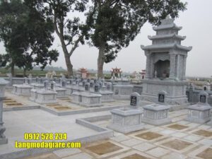 mẫu khu lăng mộ bằng đá đẹp nhất tại Quảng Ngãi