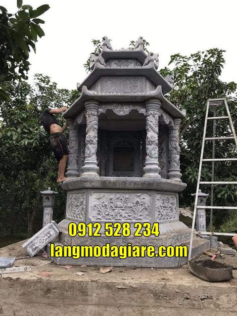 Xây tháp mộ đẹp cất tro cốt tại Ninh Thuận  mộ tháp phật giáo