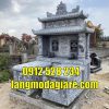 Mẫu mộ đôi đẹp tại Bình Phước bằng đá xanh nguyên khối