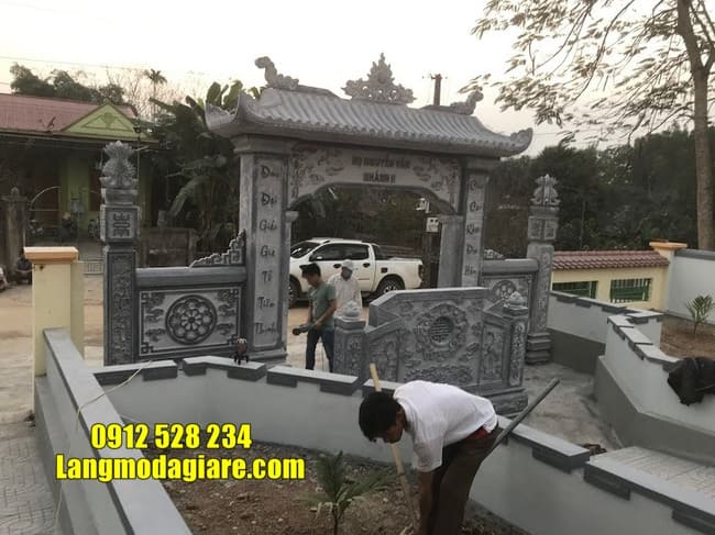cổng đá đẹp tại Bắc Ninh
