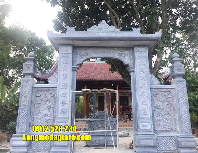 cổng tam quan bằng đá tại Bắc Ninh đẹp nhất