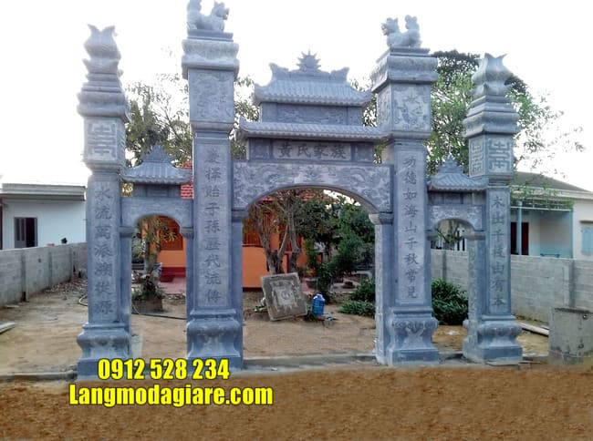 cổng tam quan đẹp tại Bắc Ninh