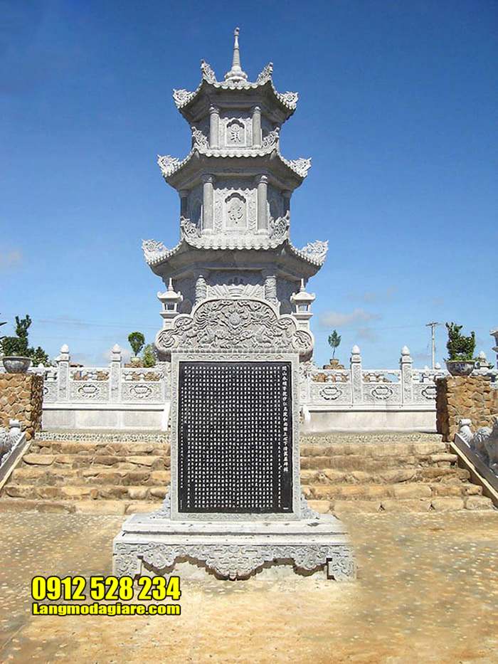 làm mộ tháp đá ở tại Tiền Giang