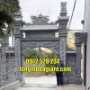 Mẫu cổng chùa tam quan đẹp bằng đá bán tạiSóc Trăng
