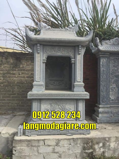 Mẫu mộ đẹp đơn giản thờ tro cốt bán tại Hậu Giang